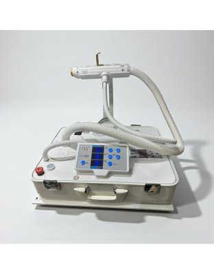 Aerolase Lightpod Neo Elite medical laser device showing compact design and control panel for professional skin treatments.